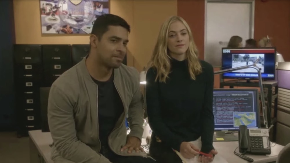 Nick and Ellie, played by Wilmer Valderrama and Emily Wickersham, in NCIS