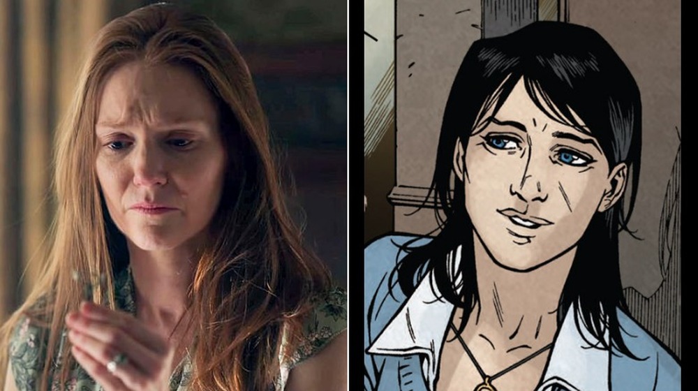 Darby Stanchfield as Nina Locke on Locke & Key and comic book Nina Locke