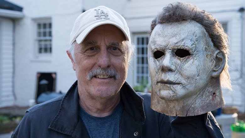 Nick Castle with Michael Myers mask