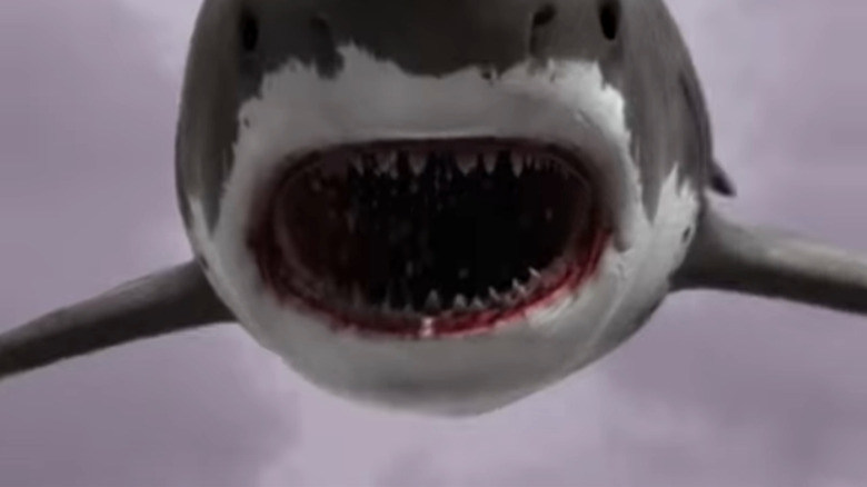 A shark's mouth in Sharknado