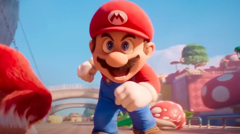 Mario excited