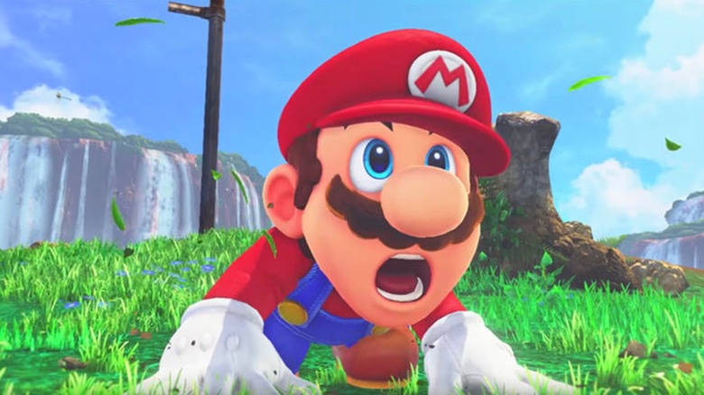 Mario surprised