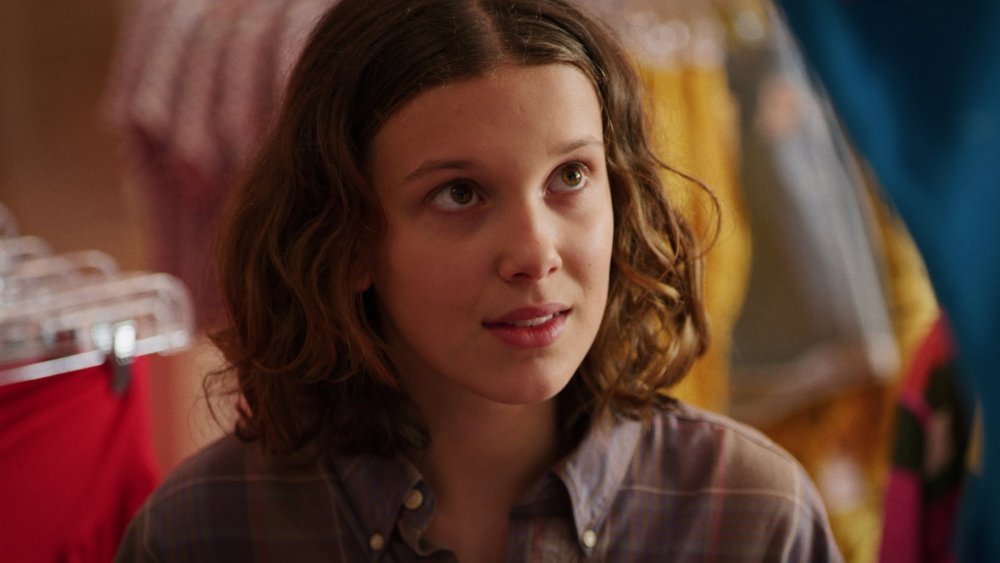 Millie Bobbie Brown as Eleven in Stranger Things