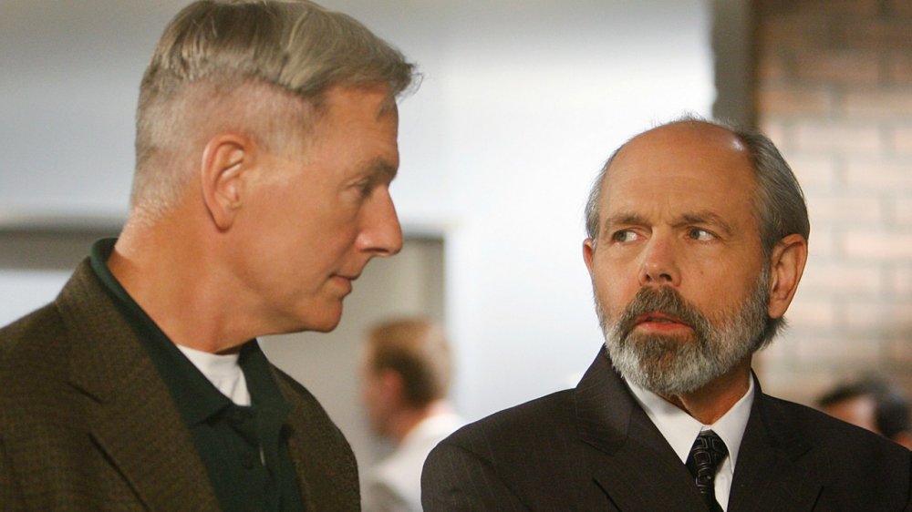 Mark Harmon as Special Agent Gibbs and Joe Spano as Tobias Fornell in NCIS