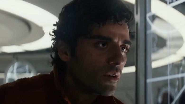 Oscar Isaac as Poe Dameron in Star Wars: The Last Jedi