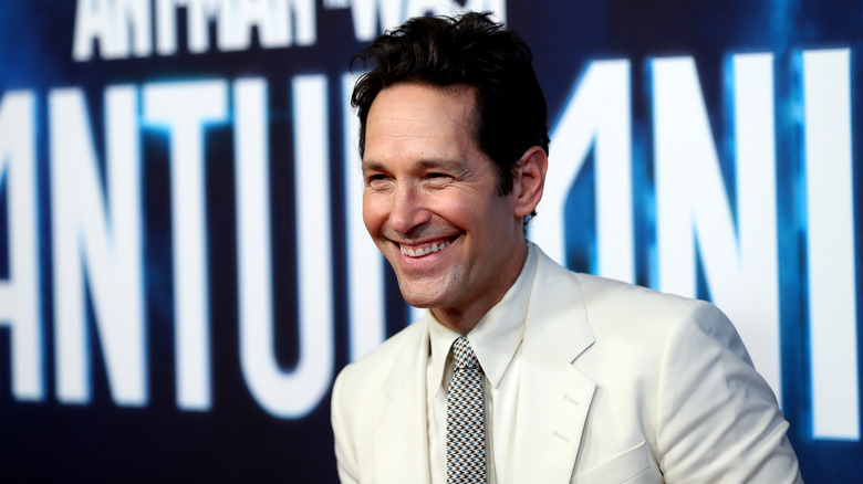 Paul Rudd poses and smiles