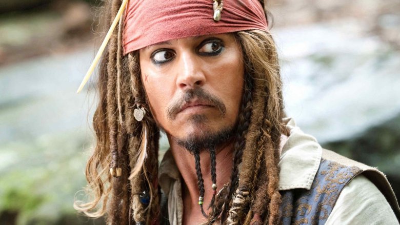 Johnny Depp in Pirates of the Caribbean 