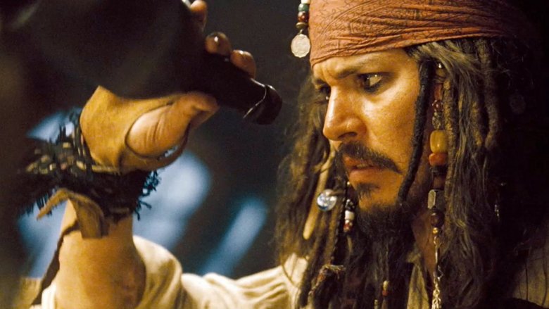 Johnny Depp in Pirates of the Caribbean 