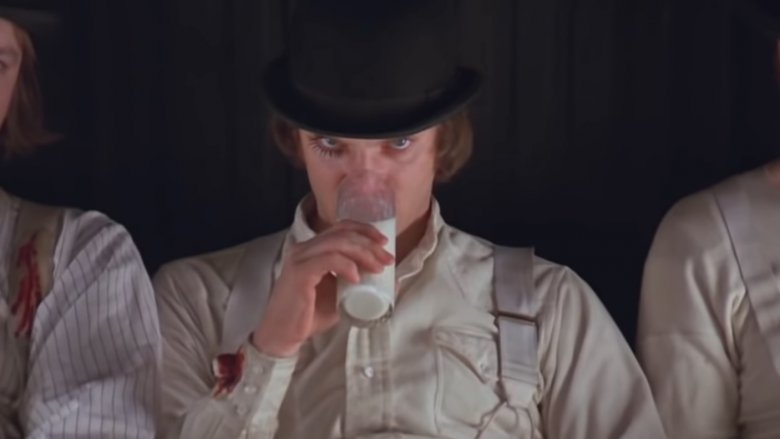 Malcolm McDowell in A Clockwork Orange