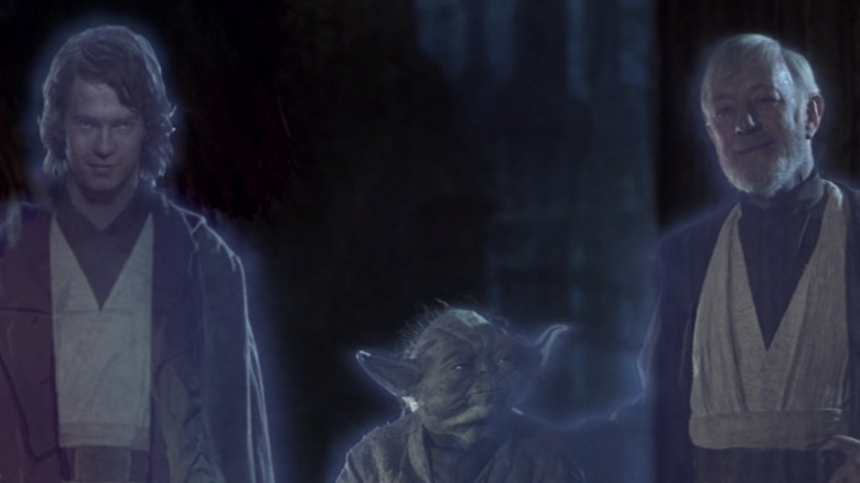 Anakin's Force ghost reunites with Obi-Wan and Yoda