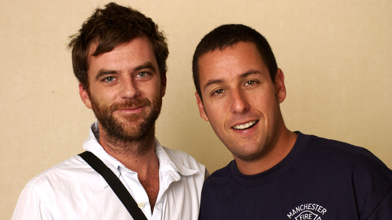 Paul Thomas Anderson and Adam Sandler smiling