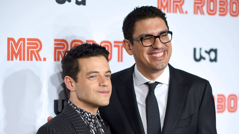 Rami Malek and Sam Esmail