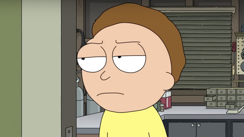 Morty looking sad 