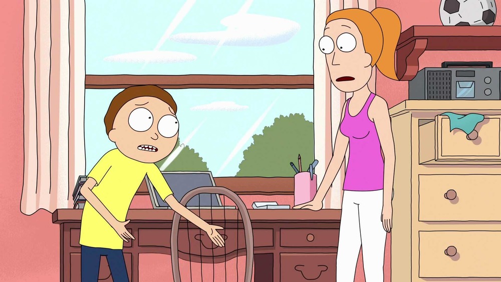 Morty Smith and Summer Smith on Rick and Morty