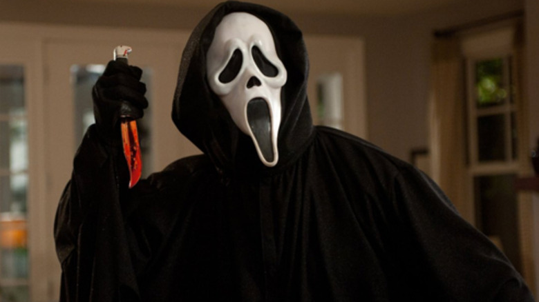 'Scream' Ghostface with bloody knife