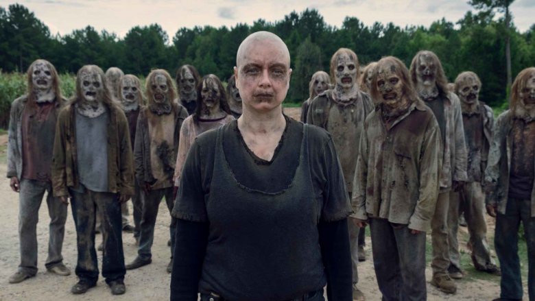 Alpha and the Whisperers in the Walking Dead