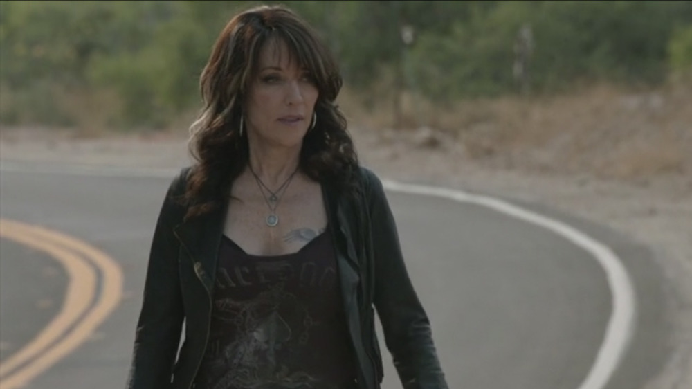 Katey Sagal Gemma Teller roadside