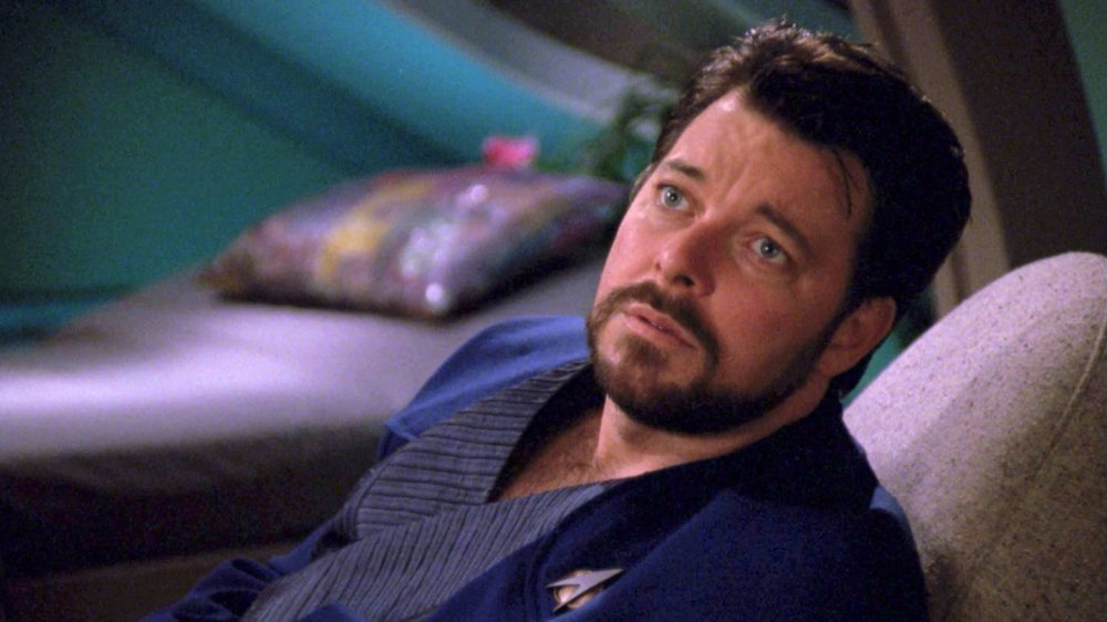 Jonathan Frakes as Odan on Star Trek: The Next Generation