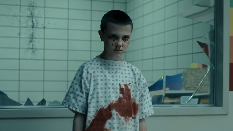 Eleven covered in blood