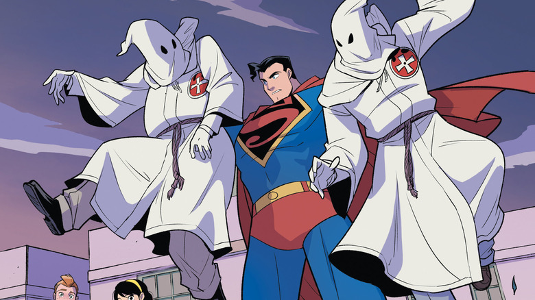 Superman takes on the KKK