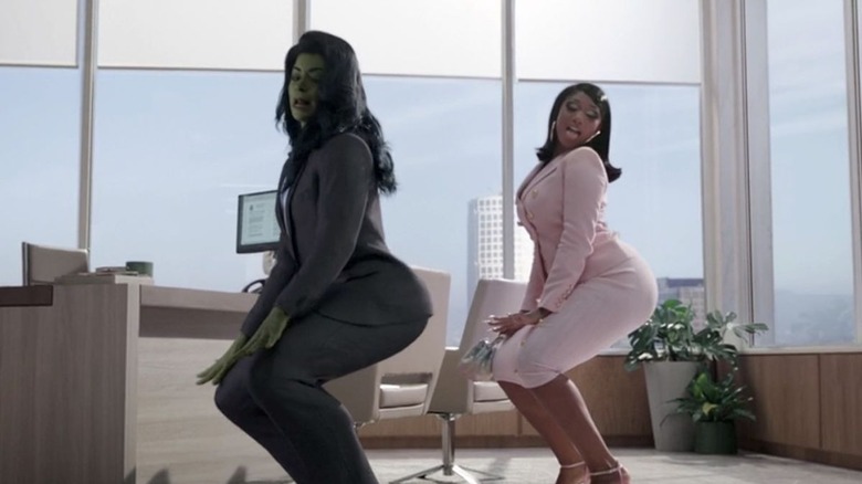 She-Hulk and Megan twerk together