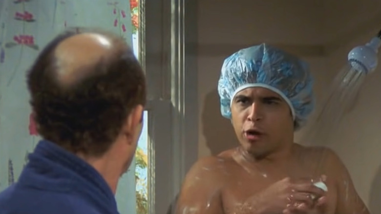 Red finds Fez in the shower