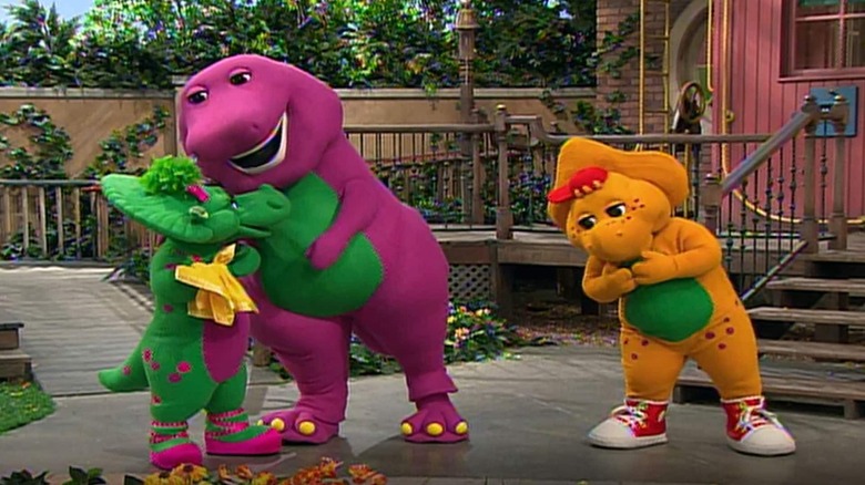 Barney with his friends