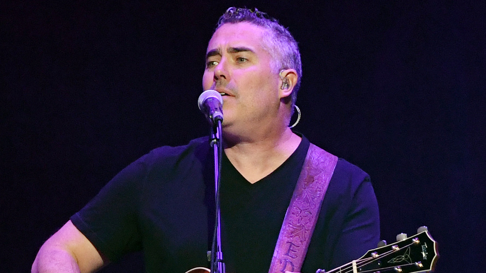 Ed Robertson of Barenaked Ladies playing guitar