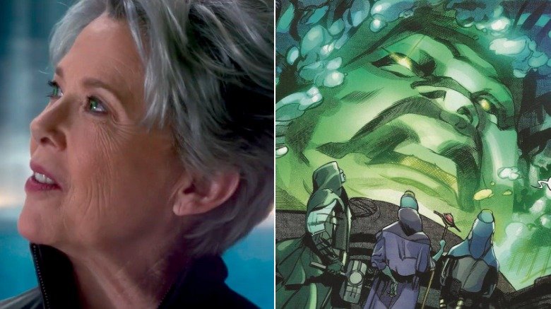 Annette Bening as the Supreme Intelligence/Art by Greg Tocchini