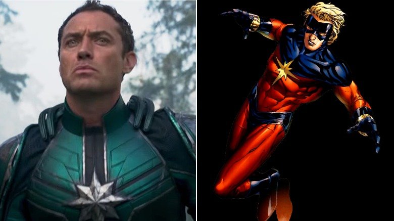 Jude Law as Mar-Vell/Art by Jim Cheung