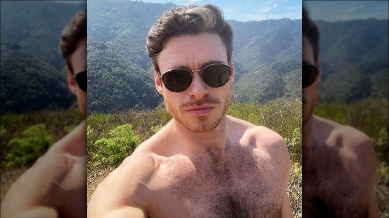 Richard Madden hike selfie