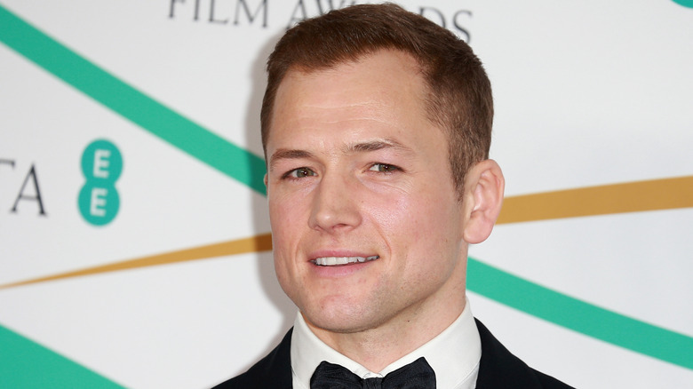 Taron Egerton smiling