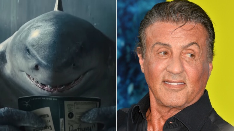 King Shark & Sylvester Stallone