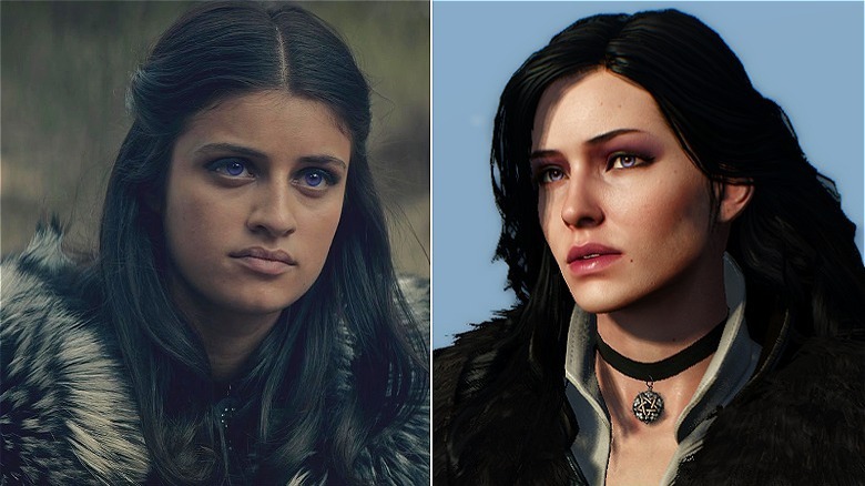 Yennefer of Vengerberg scowls in The Witcher/The Witcher 3: Wild Hunt