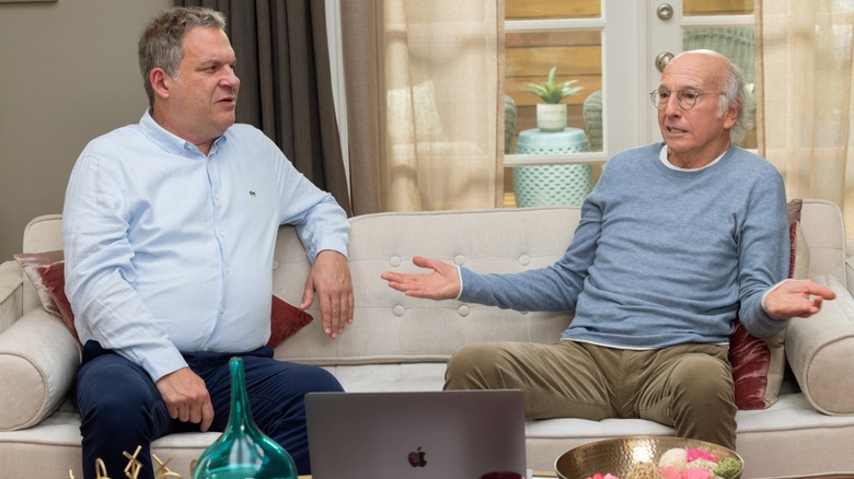 Jeff and Larry sitting on couch