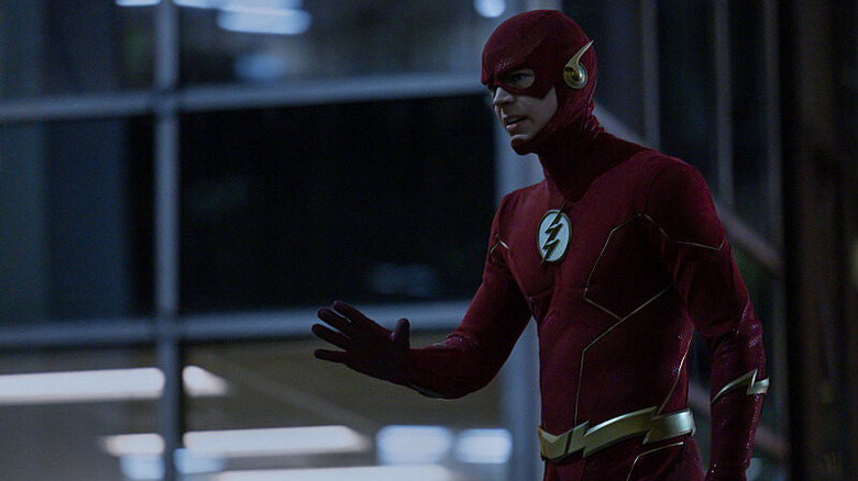 The Flash speaking