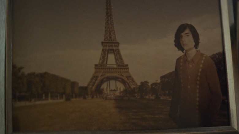 Tommy Wiseau in an old photo of Paris