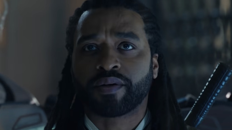 Chiwetel Ejiofor acting in Doctor Strange in the Multiverse of Madness