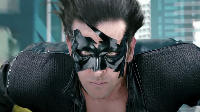 Krrish in mask flying