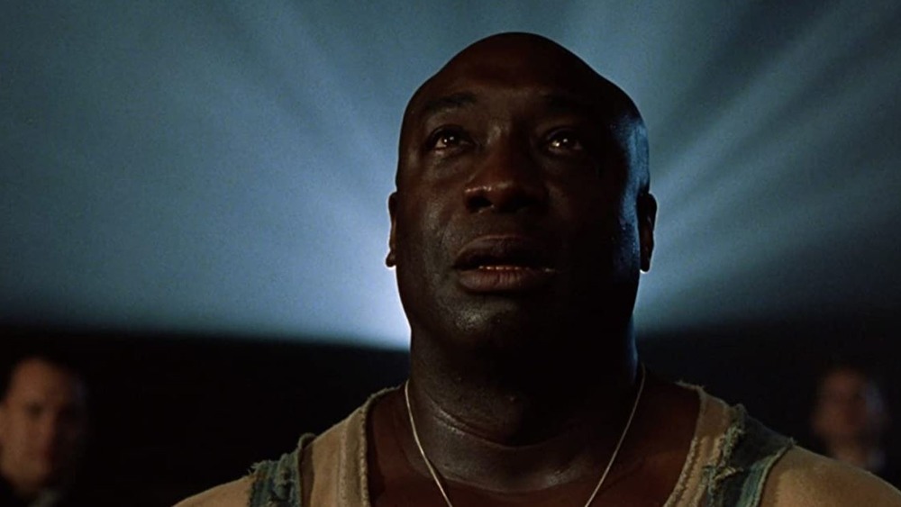 Green Mile John Coffey watching a movie