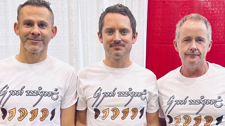 Elijah Wood in charity t-shirt