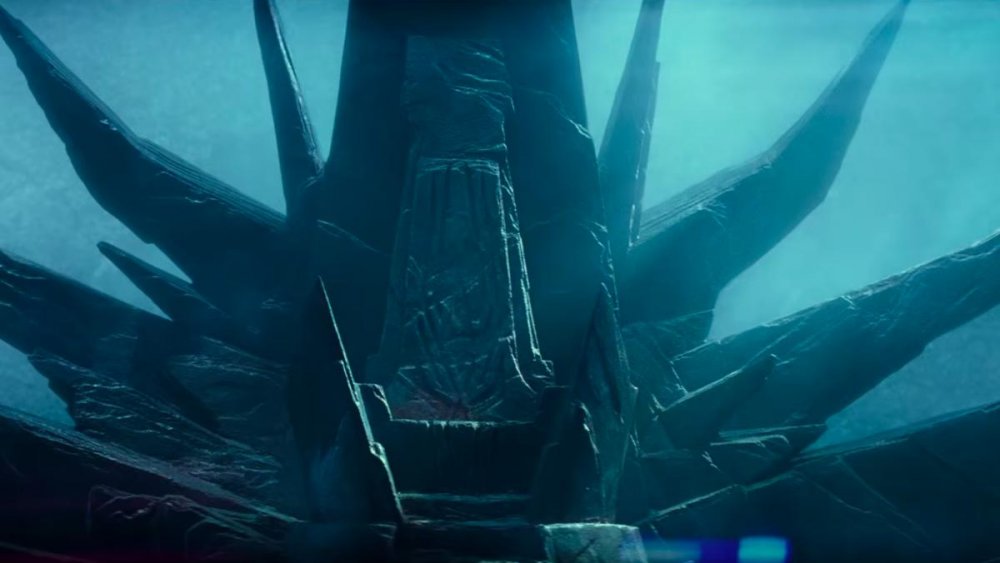 Palpatine's throne in Rise of Skywalker