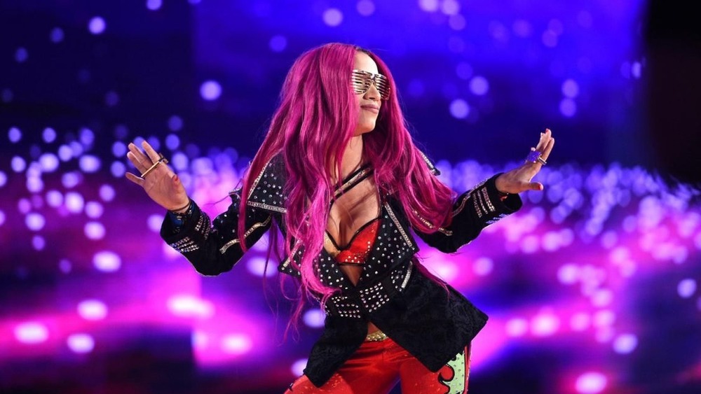 Sasha Banks at Wrestlemania 32