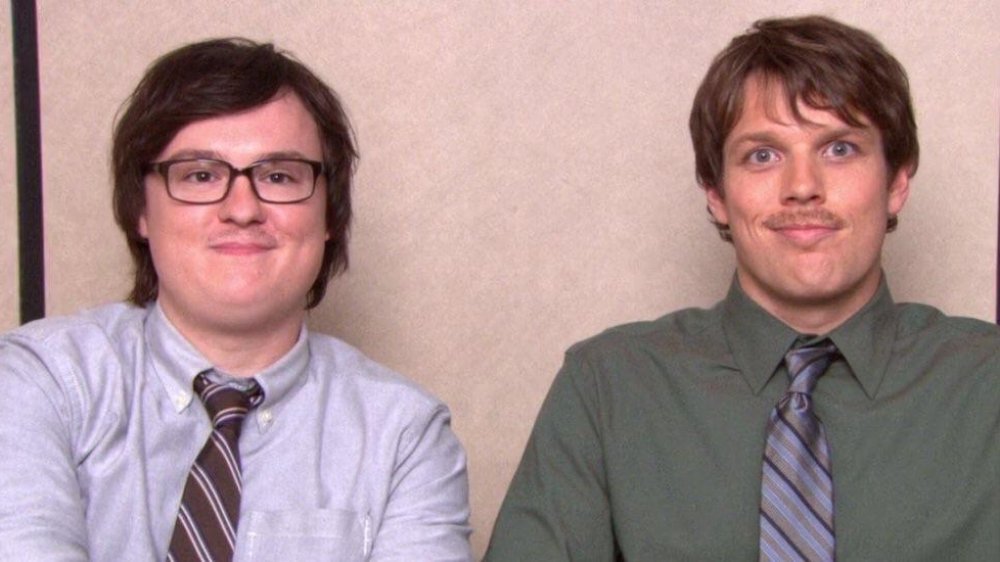 Jake Lacy and Clarke Duke on The Office