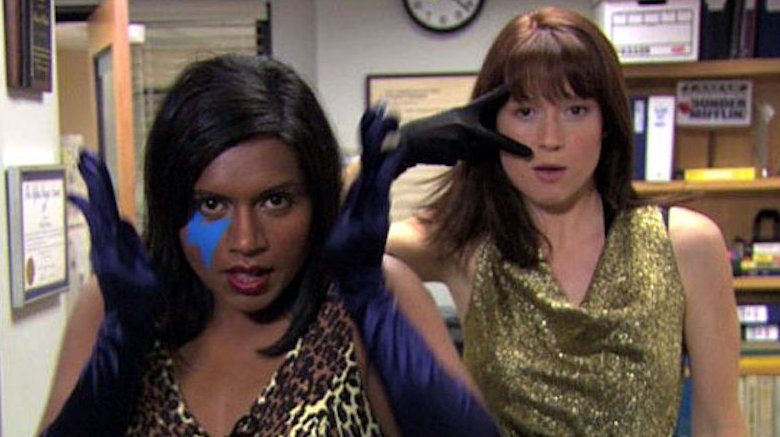 Mindy Kaling and Ellie Kemper in The Office