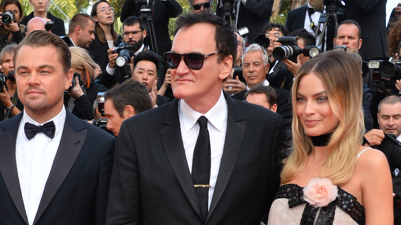 Tarantino wearing sunglasses