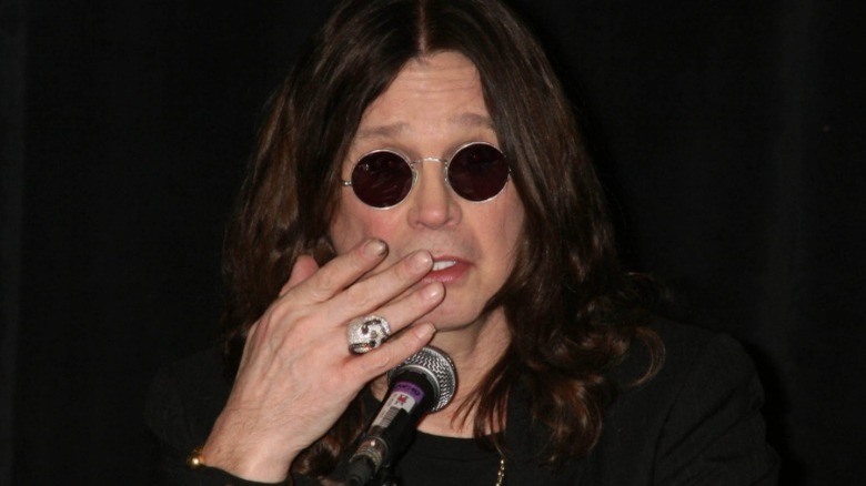 Ozzy wearing sunglasses