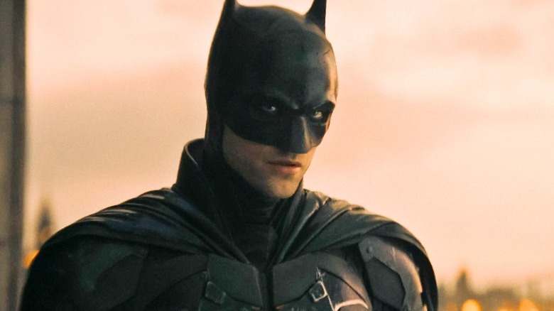 Batman with calm expression