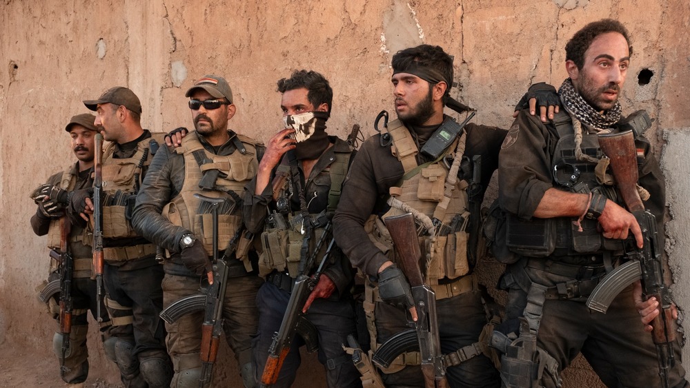 Mohimen Mahbuba, Adam Bessa, Tarik Belmekki, Is'haq Elias, and Qutaiba Abdelhaq in Mosul 