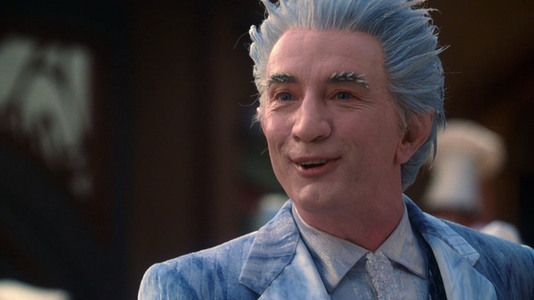 Martin Short as Jack Frost smiling deviously